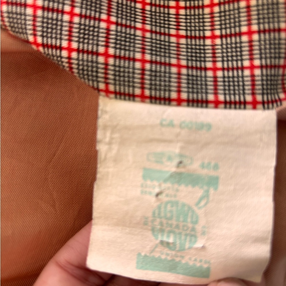 Vintage Plaid Niccolini Toggle Women's Coat - Picture 7 of 9